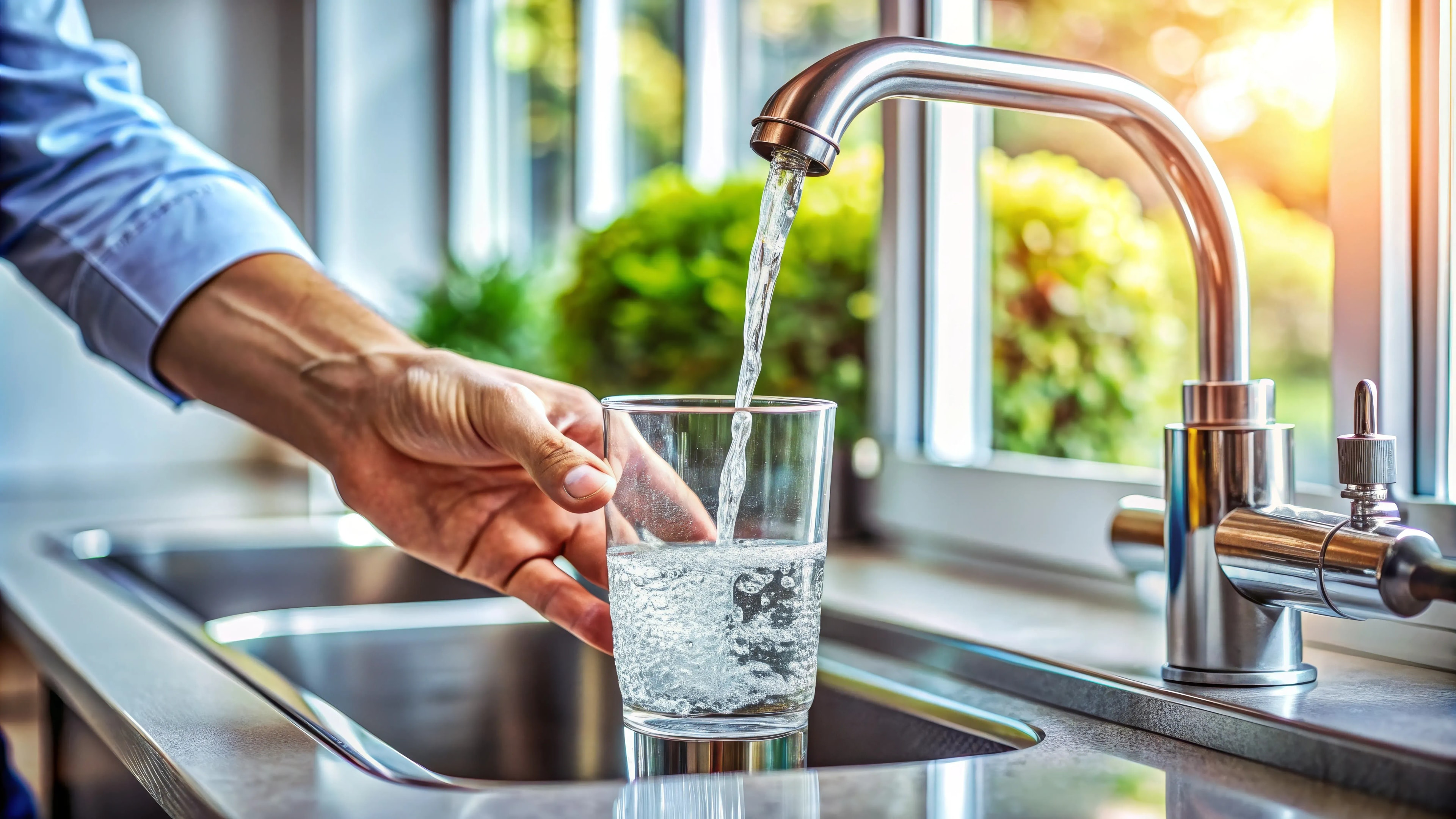 Moderne Wasserfilter Systeme für Zuhause